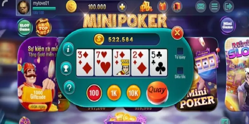 Cách chơi Mini Poker Jun88 – Mẹo quay dễ trúng thưởng lớn 2 Khái quát về Mini Poker và các quy tắc chơi cơ bản
