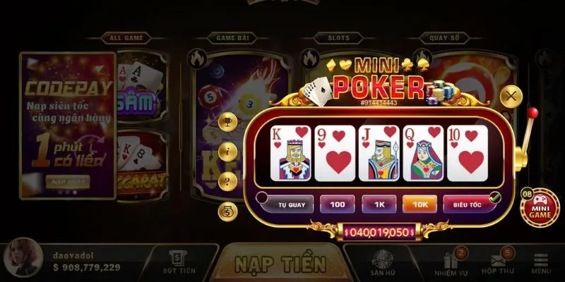 Cách chơi Mini Poker Jun88 – Mẹo quay dễ trúng thưởng lớn 4 Cách chơi Mini Poker từ cao thủ để trúng thưởng lớn là gì?